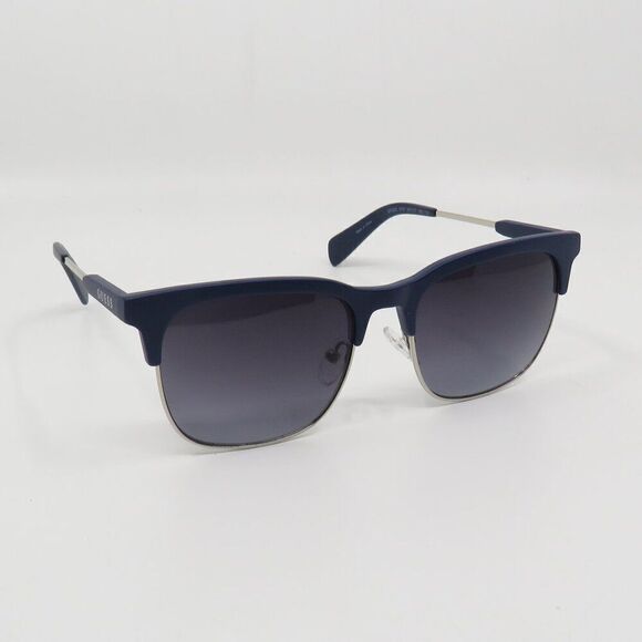 Guess Factory New GF0225/S 91W Dark Blue/Grey Gradient Smoke Sunglasses - Picture 4 of 8